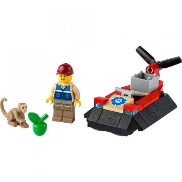 Lego 30570 City Vahşi Hayvan Kurtarma Hoverkraftı