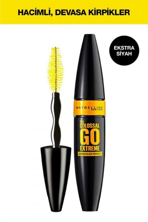 MAYBELLINE MASKARA COLOSAL GO EXTREME-LEATHER BLACK PERFECT