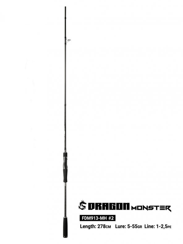 Fujin Dragon Monster 278 Cm 5-55 Gr Spin Kamışı - 3