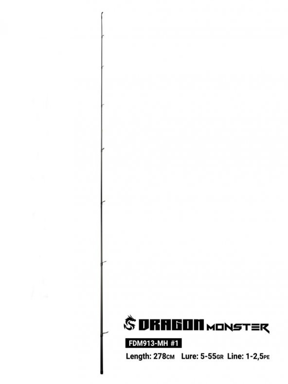 Fujin Dragon Monster 278 Cm 5-55 Gr Spin Kamışı - 4