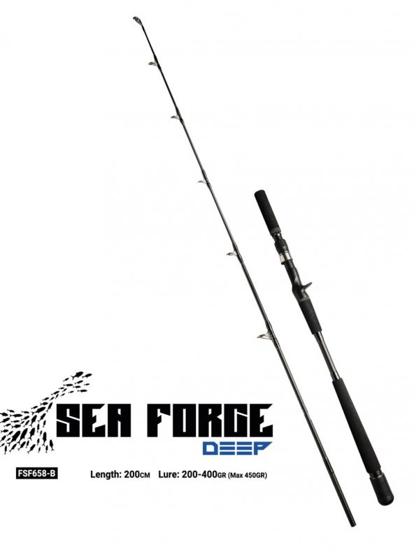 Fujin SeaForce 200 cm 200-400 gr Tekne-Bot Kamışı - 2