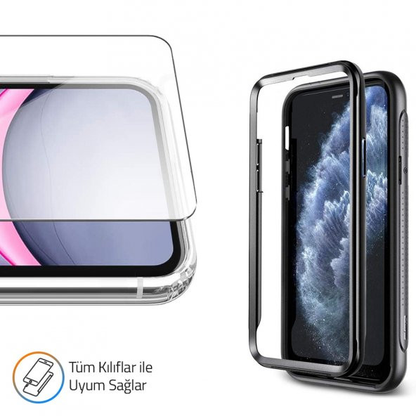 NoTech Xiaomi Redmi Note 12 Pro Temperli Cam Ekran Koruyucu - 7