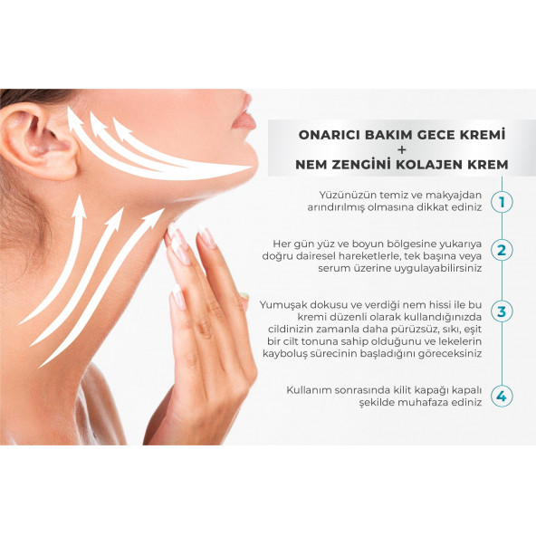 Dermanel Nem Zengini Kolajen Krem+Dermanel Onarıcı Bakım Gece Kremi - 6