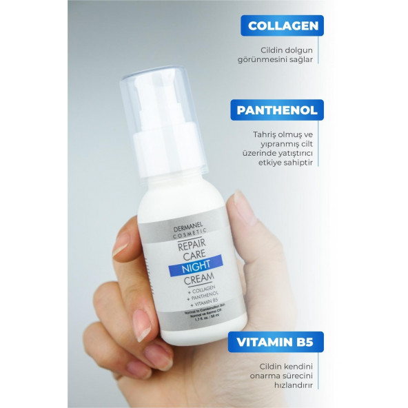 Dermanel Besleyici Bakım Gündüz Kremi+Dermanel Onarıcı Bakım Gece Kremi - 4