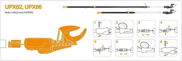 Fiskars 1026295 UPX86 Ve UPX82 Kesim Kafası - Resim 5