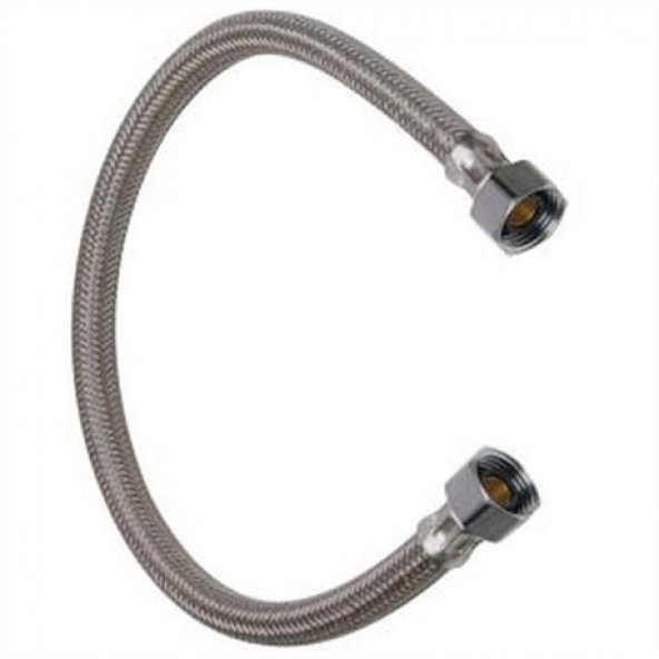 GAMA PASLANMAZ ÇELİK SU BAĞLANTI FLEXİ 3/8*3/8 30 CM - 3