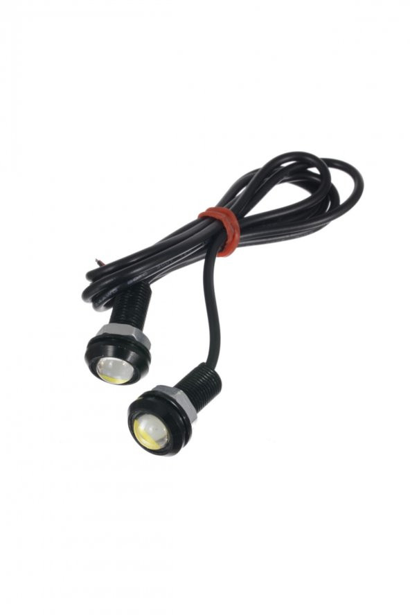 Ayna Altı Led Kartal Gözü Gündüz Farı Led Amber Turuncu 1 Çift - 5