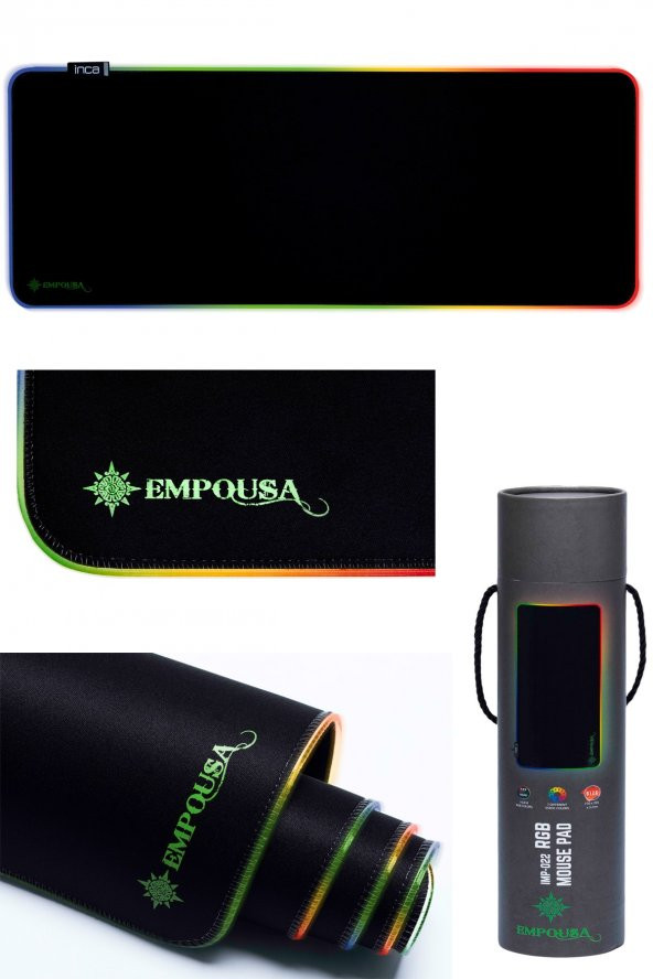 Inca Imp-022 Empousa Rgb 7 Farklı Led Işıklı Gaming Oyuncu Mouse Pad