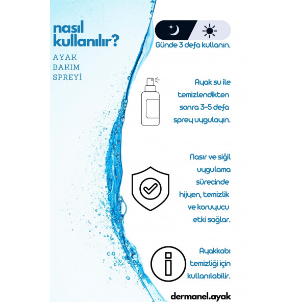 Dermanel Ayak Bakım Spreyi+Moon Vazelin Cam Pembe - 5