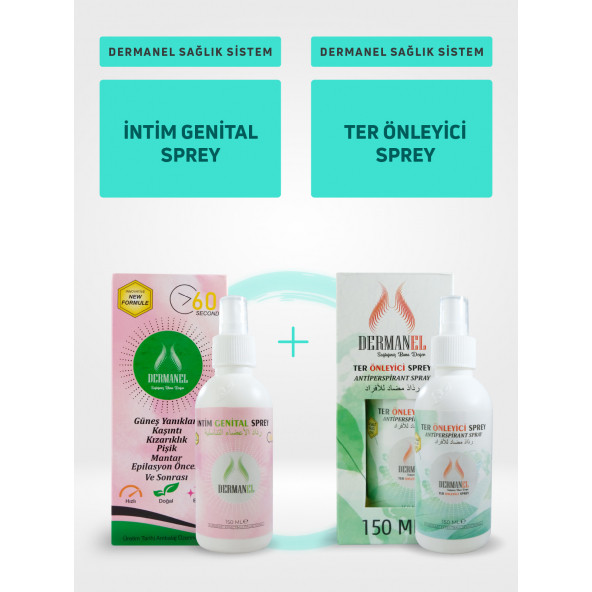 Dermanel İntim Sprey+Dermanel Ter Önleyici Sprey
