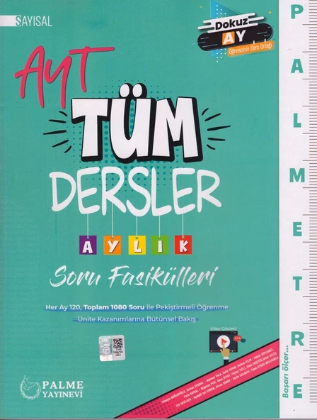 PALME AYT TÜM DERSLER AYLIK SORU FASİKÜLLERİ