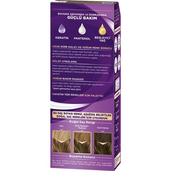 Palette Göz Alıcı Renkler 7/1 Küllü Kumral - 3
