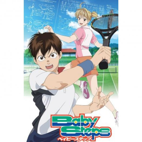 Baby Steps Anime Manga  Ahşap Poster 10*15 Cm