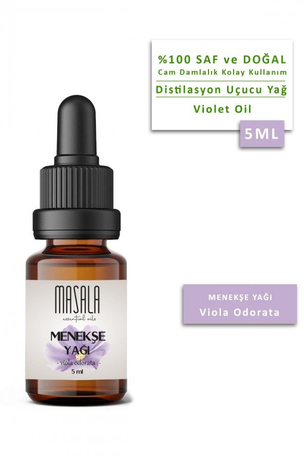 Masala Menekşe Yağı 5 ml. (Violet Essential Oil)