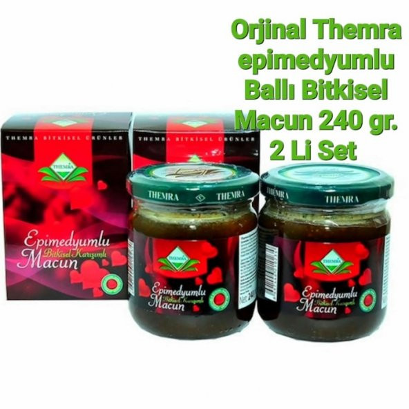 Themra Ballı Bitkisel Macun240 gr. 2 Li Set