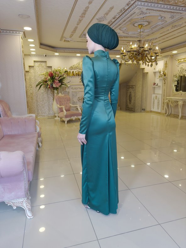 Lavin Zümrüt Abiye Elbise - 2