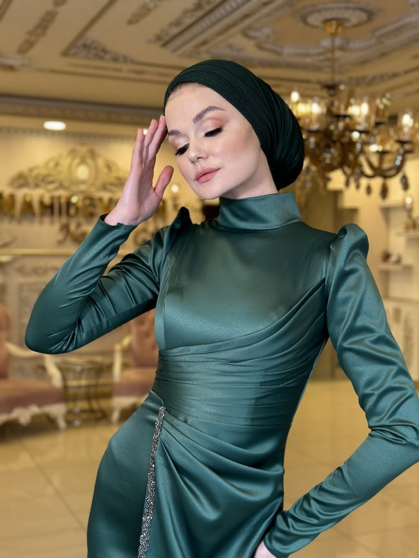 Lavin Zümrüt Abiye Elbise - 3