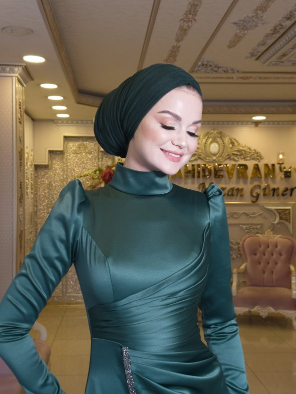 Lavin Zümrüt Abiye Elbise - 7