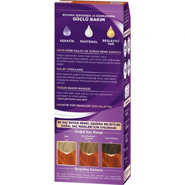 Palette Göz Alıcı Renkler 7/77 Yoğun Bakır - 4