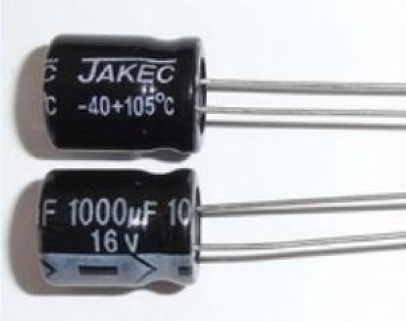 16 Volt 1000uF Kondansatör - 10 Adet