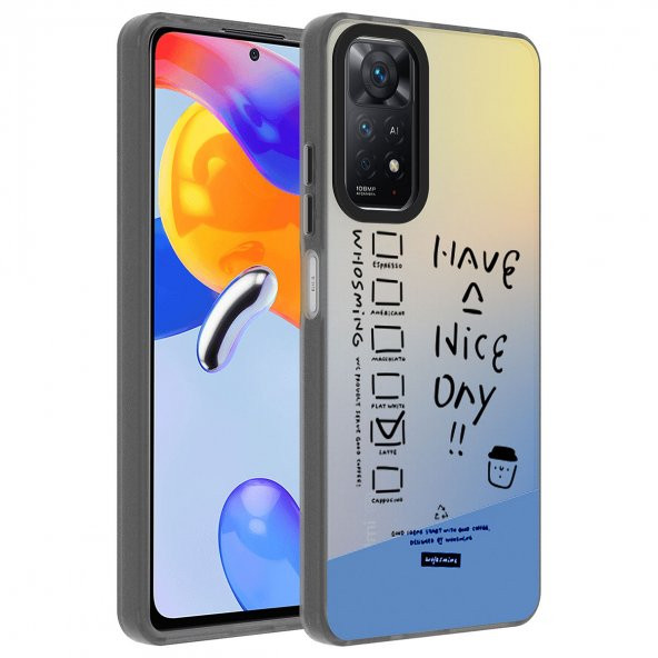 Xiaomi Redmi Note 11 Pro 5G Kılıf Desenli Zore Dragon Sert Kapak  Have