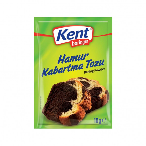 Kent Boringer Hamur Kabartma Tozu 15'li Ekonomik Paket 10 Gr x 5 Adet - 2