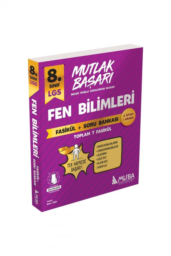 Mutlak Başarı LGS Fen Bilimleri Fasikül+Soru Bankası
