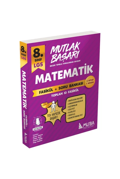 Mutlak Başarı LGS Matematik Fasiküller+Soru Bankası ürün görseli