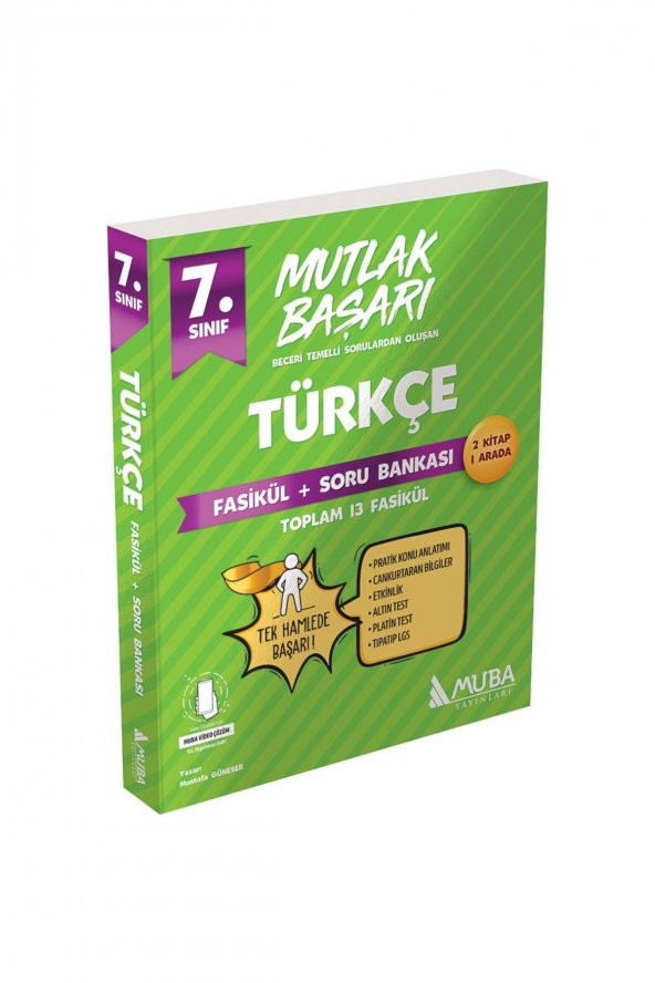 Mutlak Başarı 7. Sınıf Türkçe Fasiküller+Soru Bankası