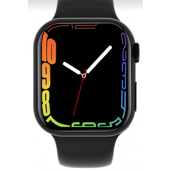 T500 + Pro Smart Watch Bluetooth Çağrı Apple & Android Uyumlu Akıllı Saat-siyah
