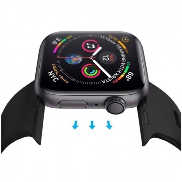 T500 + Pro Smart Watch Bluetooth Çağrı Apple & Android Uyumlu Akıllı Saat-siyah - 3