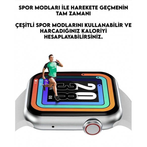 T500 + Pro Smart Watch Bluetooth Çağrı Apple & Android Uyumlu Akıllı Saat-siyah - 4