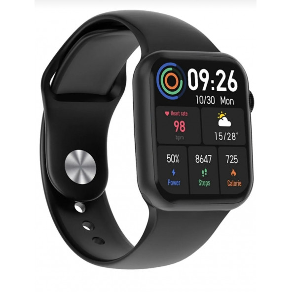 T500 + Pro Smart Watch Bluetooth Çağrı Apple & Android Uyumlu Akıllı Saat-siyah - 5