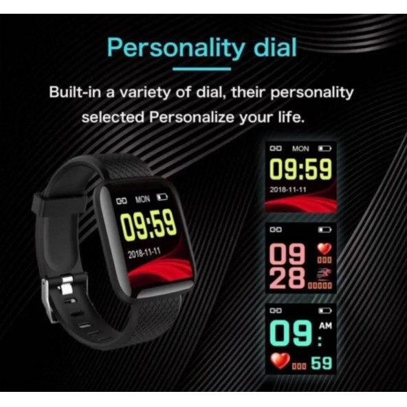 T500 + Pro Smart Watch Bluetooth Çağrı Apple & Android Uyumlu Akıllı Saat-siyah - 7