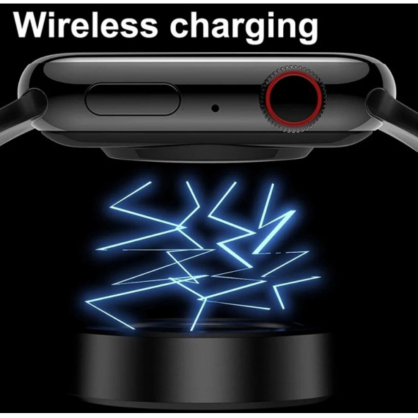 T500 + Pro Smart Watch Bluetooth Çağrı Apple & Android Uyumlu Akıllı Saat-siyah - 8