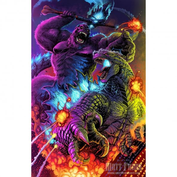 Godzilla, Singular Point  3 Ahşap Poster 10*15 Cm