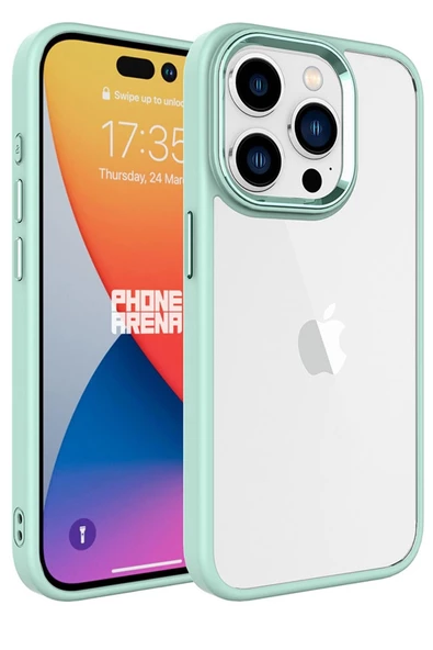Apple iPhone 15 Pro Max Kılıf Krom Kılıf - 5