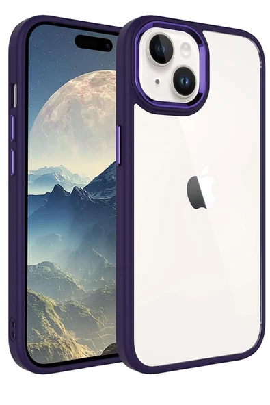 Apple iPhone 15 Kılıf Krom Kılıf - 10