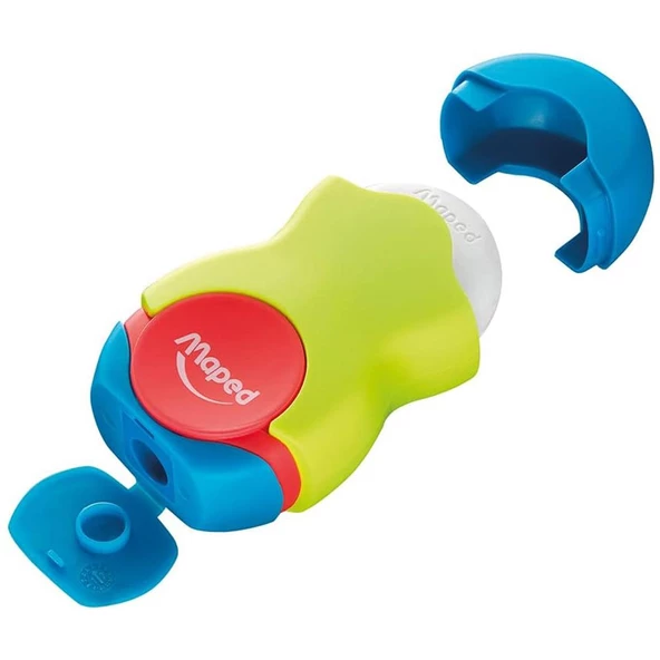 Maped Loopy Silgi ve Hazneli Kalemtraş 2 si 1 Arada YEŞİL