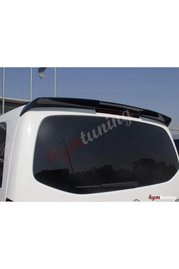 Mercedes Vito Uyumlu Spoiler W447 Piano Black Arka Cam Üstü - 2