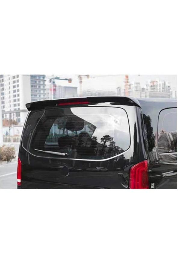 Mercedes Vito Uyumlu Spoiler W447 Piano Black Arka Cam Üstü - 6