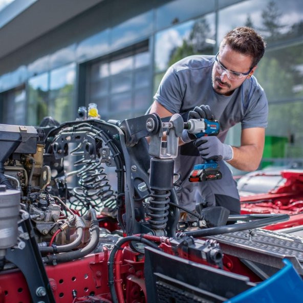 Bosch Gds 18V 450 Pc Tork Hafızalı Akülü Darbeli Somun Sıkma Makinesi 2 x 4Ah Procore - 2