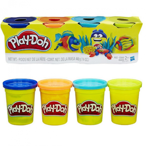 Hasbro Play-Doh Oyun Hamuru 4 Lü 448Gr