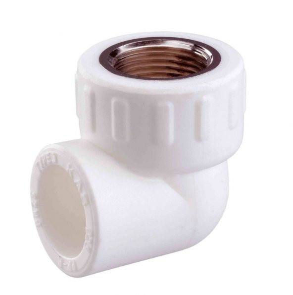 Pvc Boru Pprc İç Dişli Dirsek 20x1/2   10 Adet