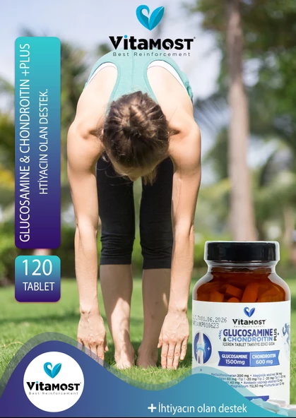 GLUCOSAMINE & CHONDROITIN PLUS 120 TABLET 1500 MG - 2