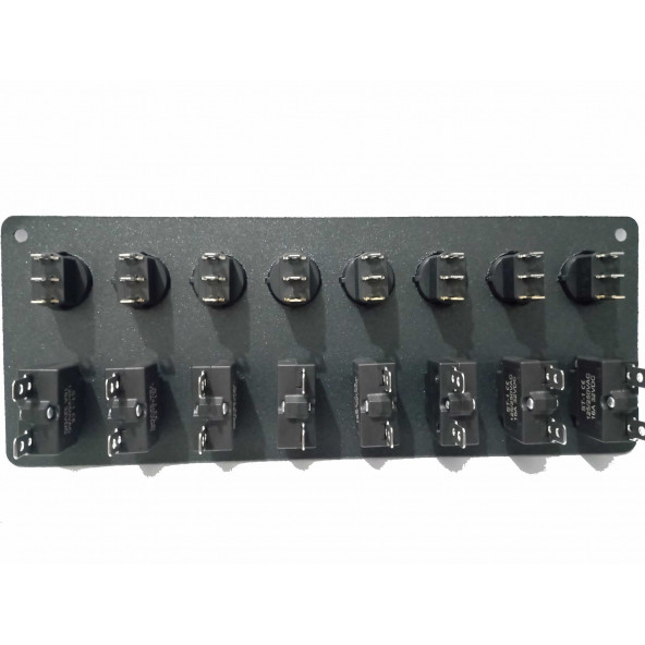 Bfy Switch Panel 8'li Kırmızı Işıklı Sigortalı - 2