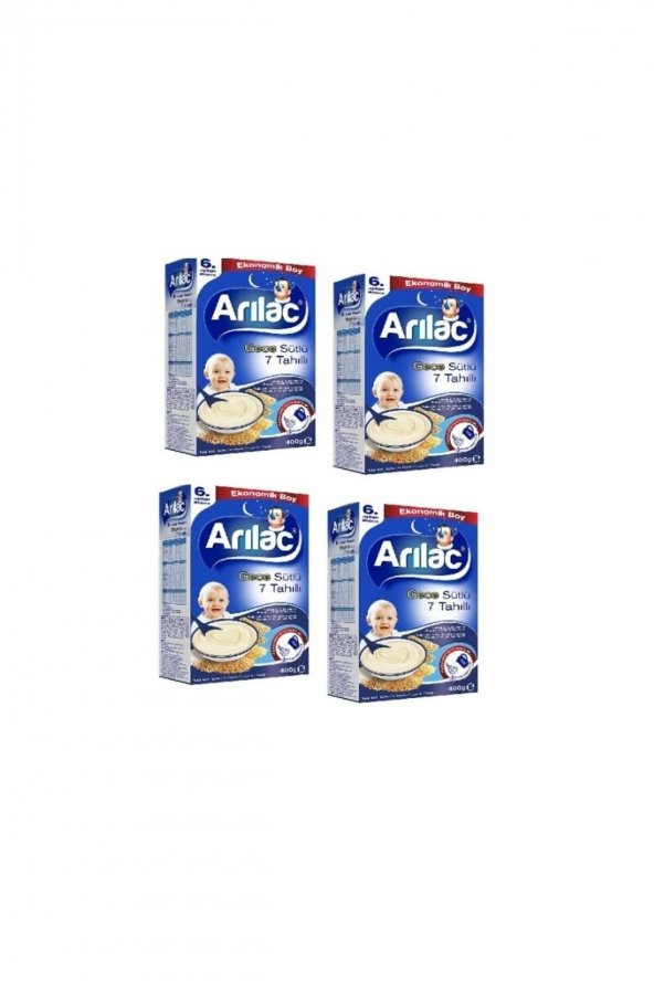 Arılac 7 Tahıllı Gece Kaşık Maması 400 G 4lü