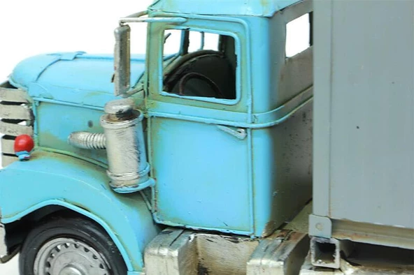 Dekoratif Metal Tır Biblo Dekoratif Hediyelik - Resim 2