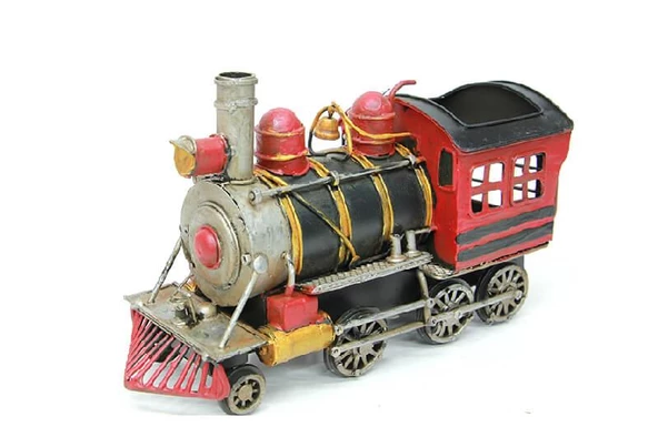 Dekoratif Metal Lokomotif Kalemlik ürün görseli 1