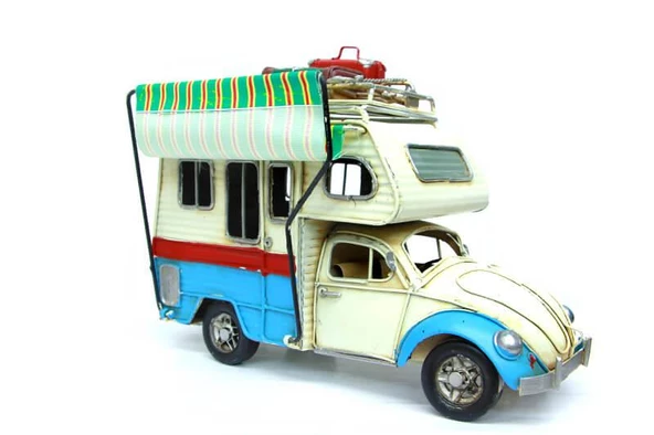 Dekoratif Metal Karavan Çerçeveli ,Kumbaralı Tenteli Biblo ürün görseli 1